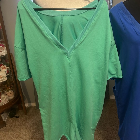 FP Movement by Free People V-Neck Tunics - Green and Blue - Picture 2 of 11